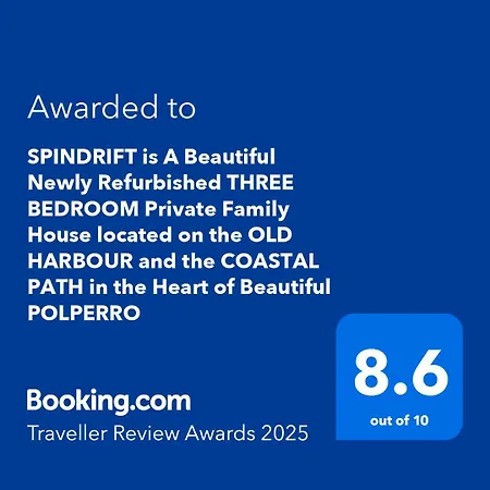 Spindrift Is A Beautiful Newly Refurbished Three Bedroom Private Family House Located On The Old Harbour And The Coastal Path In The Heart Of Beautiful * Polperro